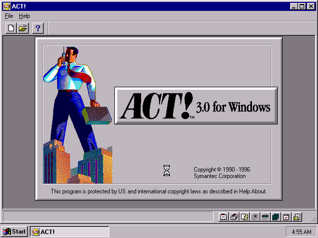 Одна з версій ACT!, першої CRM-системи