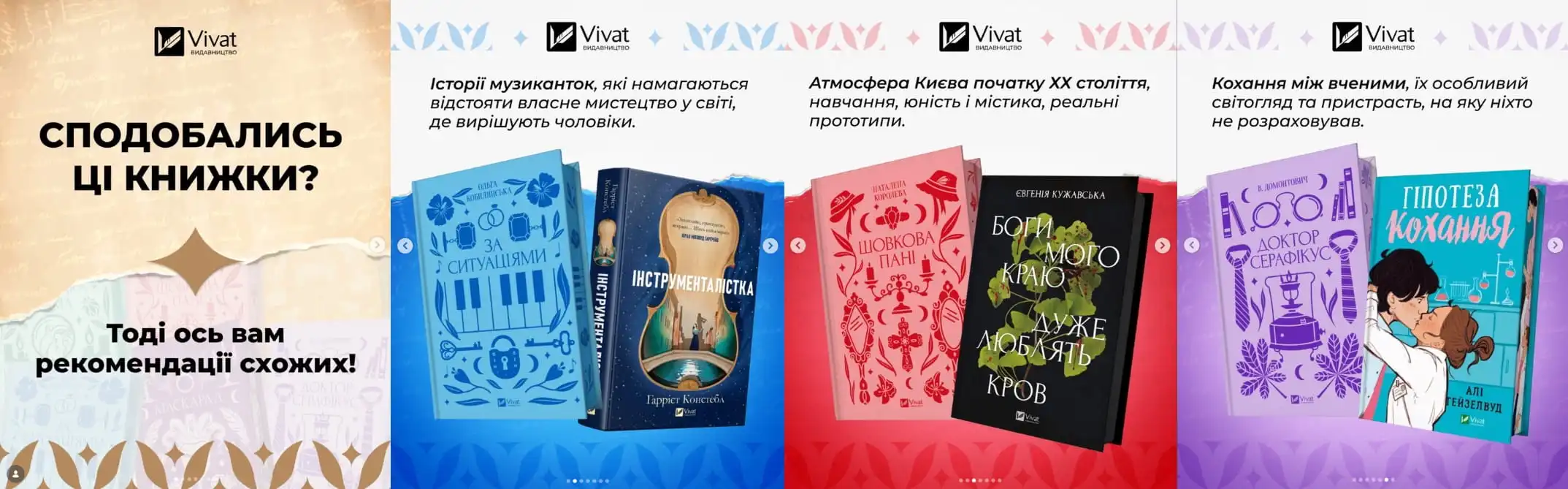 Приклад каруселі в Instagram